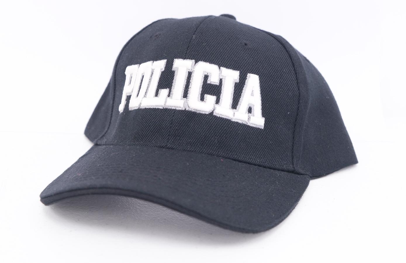 Gorra Negra Policia - Codepola